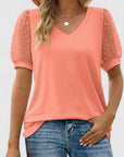 Chic Women's Blouse With Sheer Sleeves 6