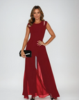Chic Women's Jumpsuit with Crew Neck Fit 3