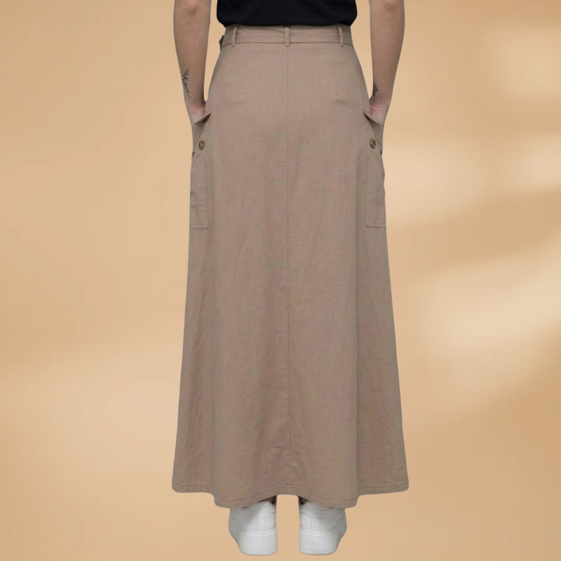 Chic Women's Maxi Skirt with High Slit 2