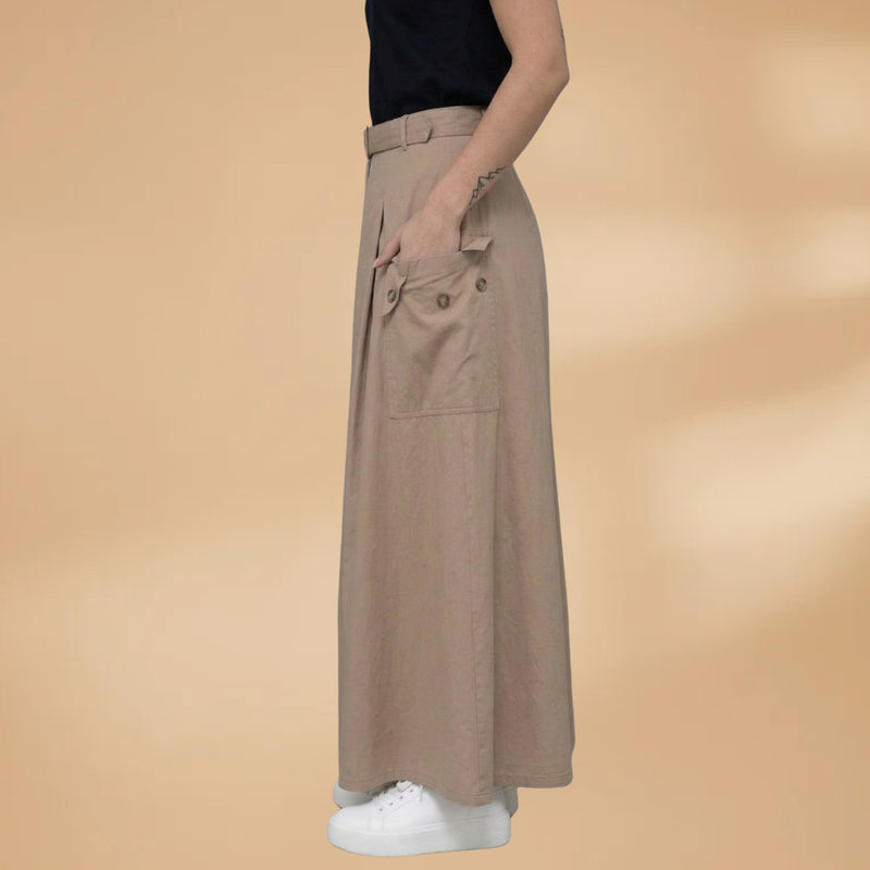 Chic Women's Maxi Skirt with High Slit 3