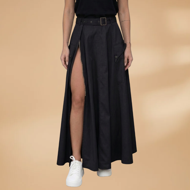Chic Women's Maxi Skirt with High Slit 6