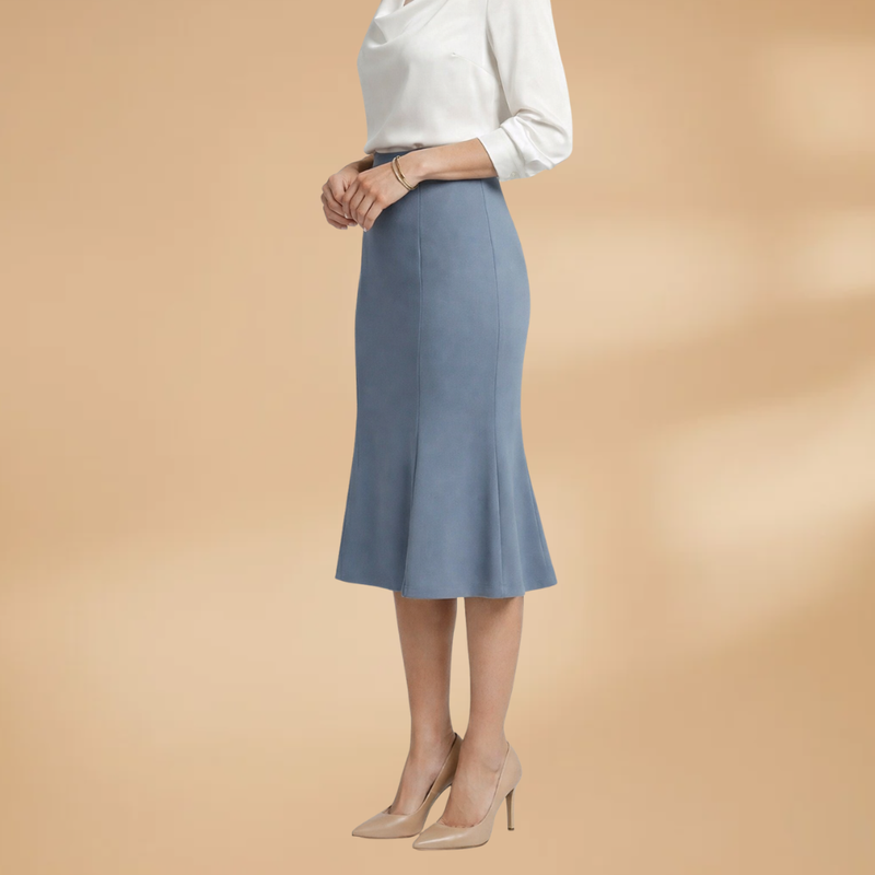 Chic Women's Midi Skirt With A-Line Silhouette 2