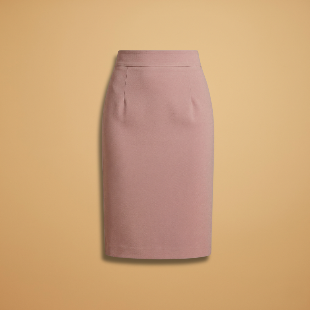 Chic Women's Midi Skirt with High Waist Design 1