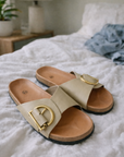 Chic Women's Mules With Wide Crossover Strap 4