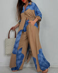 Chic Women's Outfit With Cropped Shirt & Wide Legs 4