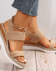 Chic Women's Platform Sandals with Sporty Design 0
