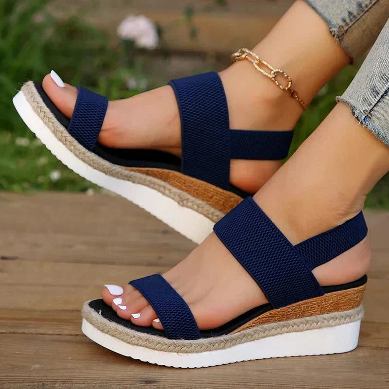Chic Women's Platform Sandals with Sporty Design 10