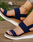 Chic Women's Platform Sandals with Sporty Design 10