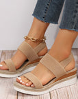Chic Women's Platform Sandals with Sporty Design 1