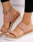 Chic Women's Platform Sandals with Sporty Design 5