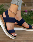 Chic Women's Platform Sandals with Sporty Design 6