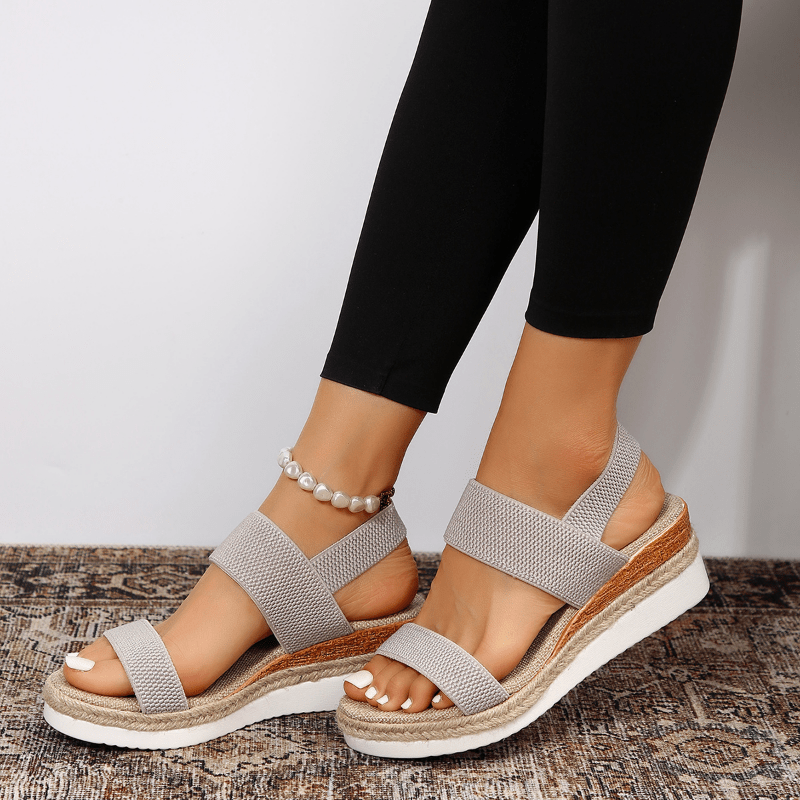 Chic Women's Platform Sandals with Sporty Design 8