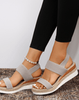 Chic Women's Platform Sandals with Sporty Design 8
