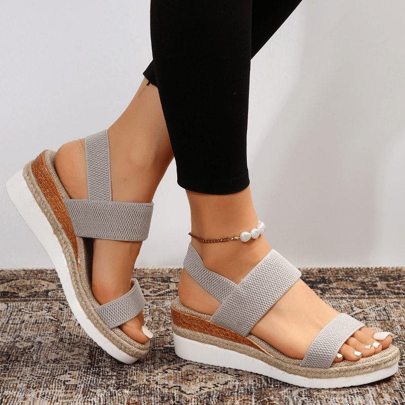 Chic Women's Platform Sandals with Sporty Design 9