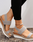 Chic Women's Platform Sandals with Sporty Design 9