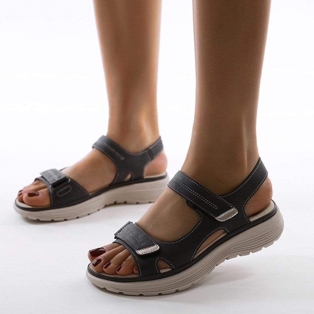 Chic Women's Sandals with Adjustable Straps 0