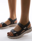 Chic Women's Sandals with Adjustable Straps 0