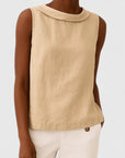 Chic Womens Top With Sculptural Neckline 3