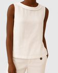Chic Womens Top With Sculptural Neckline 6