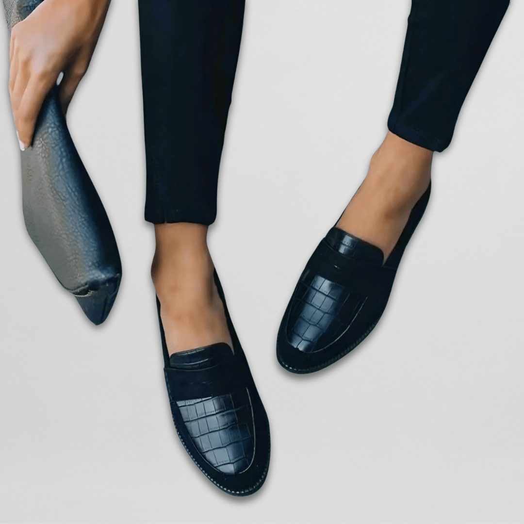 Classic Black Loafers For Women, Chic Comfort 2