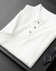 Classic Men's Polo Shirt With Textured Design 3