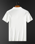 Classic Men's Polo Shirt With Textured Design 4