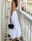 Coastal Cowgirl Maxi Dress Open Back V-Neck Casual Sleeveless Regular Fit 0