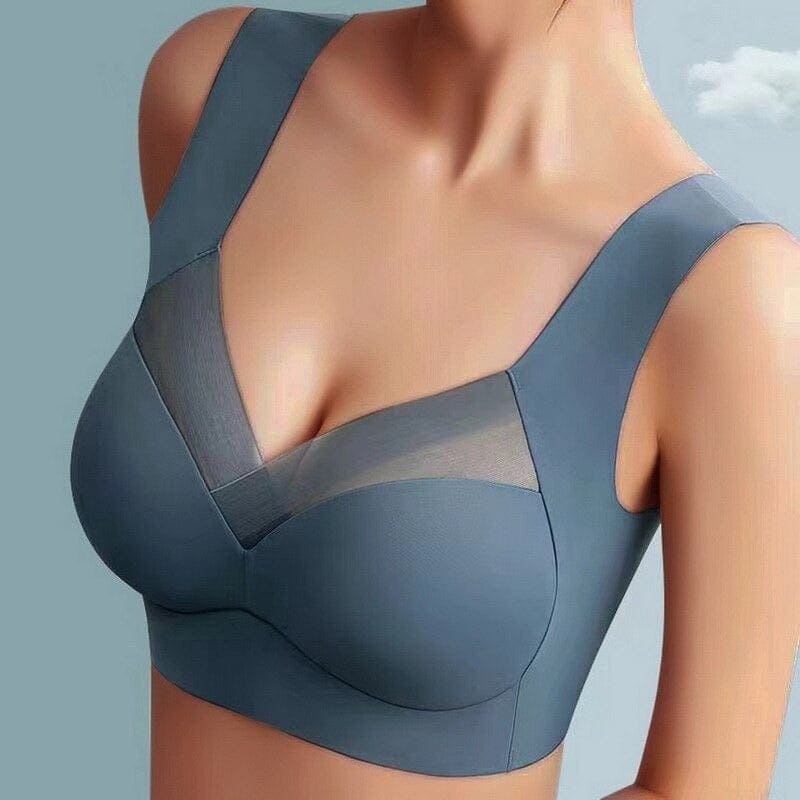 Comfort Bra Wireless Design Natural Cup Breathable Stretchy Material Women 0