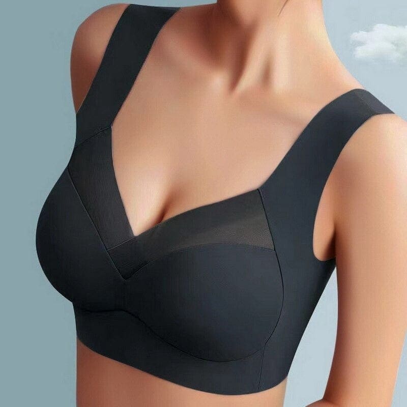 Comfort Bra Wireless Design Natural Cup Breathable Stretchy Material Women 3