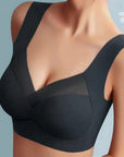 Comfort Bra Wireless Design Natural Cup Breathable Stretchy Material Women 3