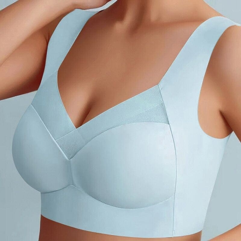 Comfort Bra Wireless Design Natural Cup Breathable Stretchy Material Women 4