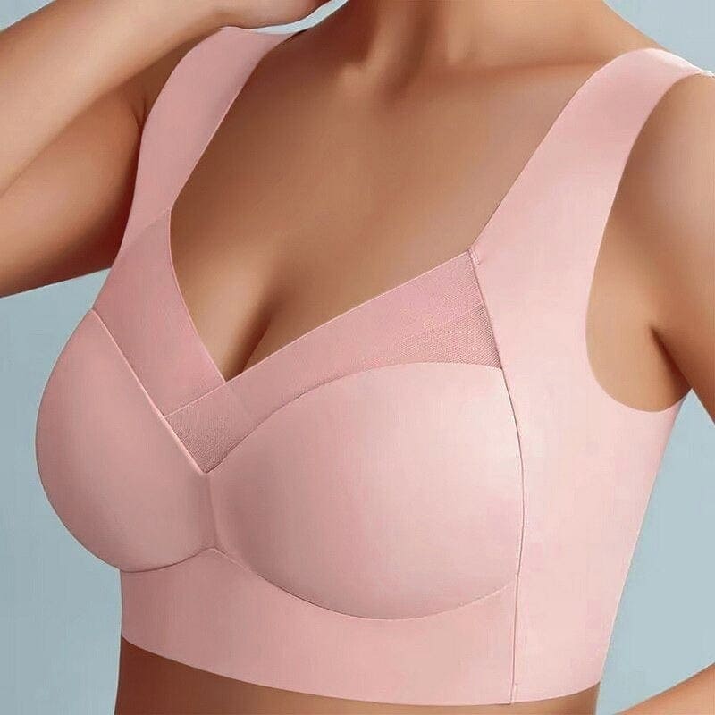Comfort Bra Wireless Design Natural Cup Breathable Stretchy Material Women 6