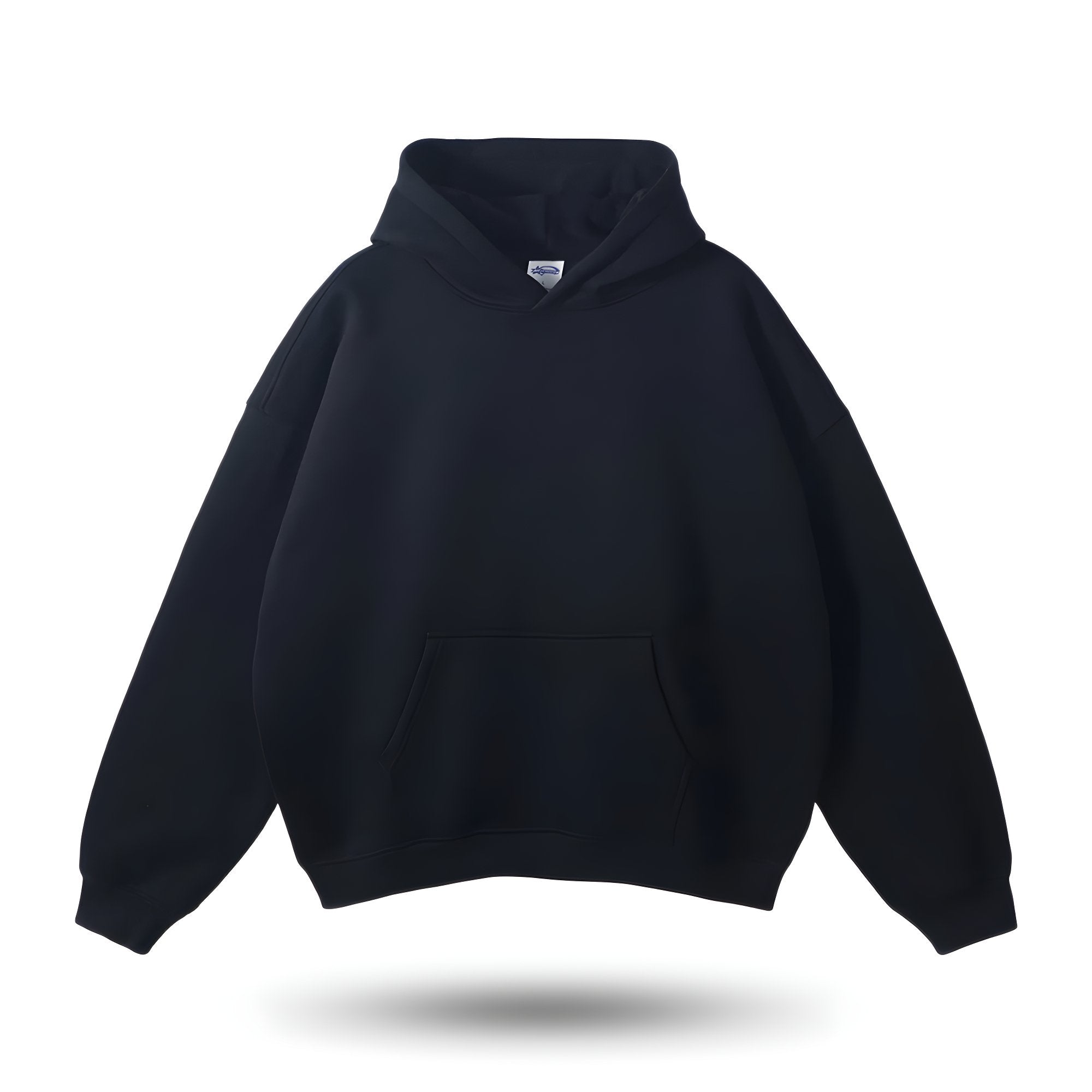 Steel grey weighted hoodie with cosy comfort fit