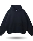 Steel grey weighted hoodie with cosy comfort fit