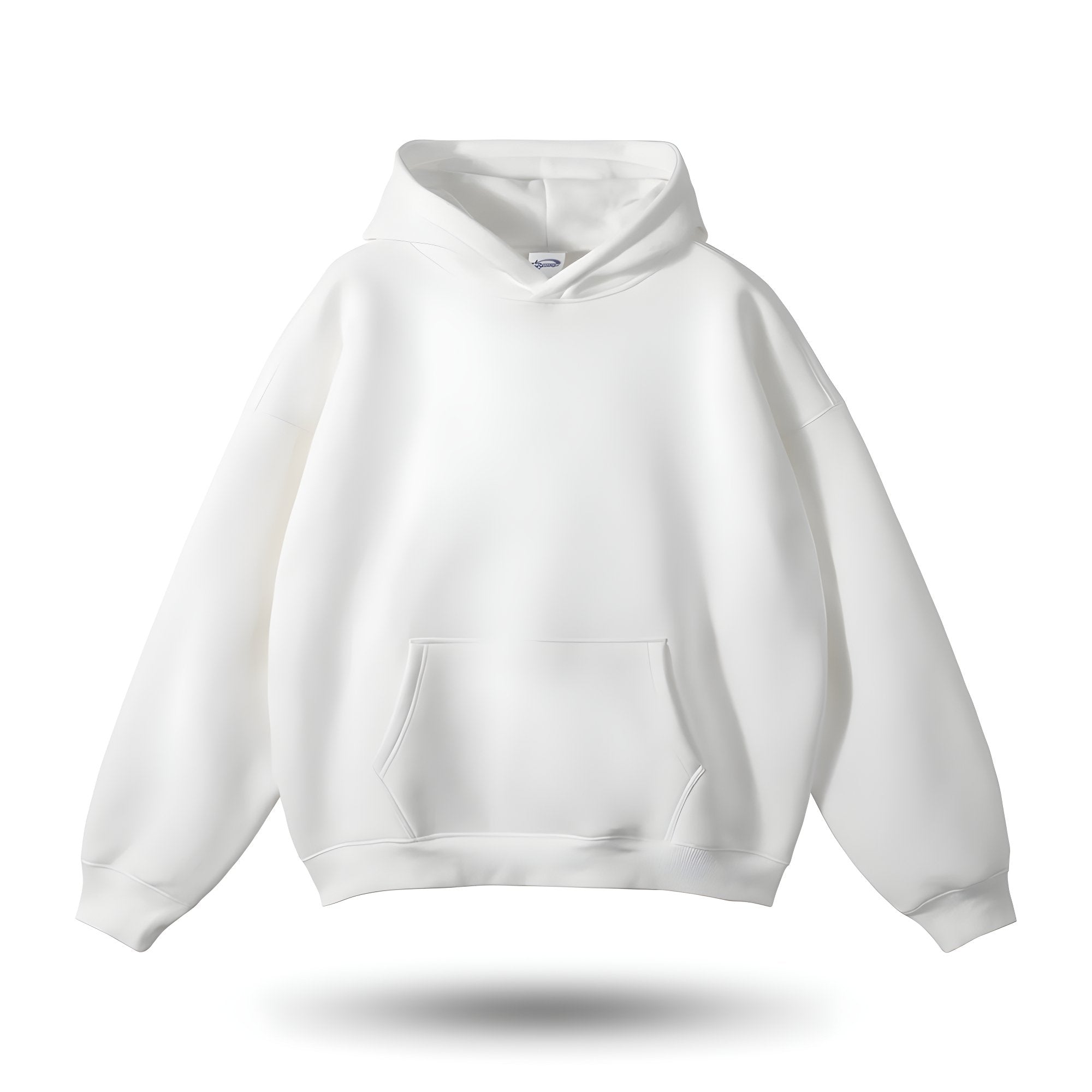 Steel grey weighted hoodie with cosy comfort fit