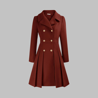 Delphine | Women's Double-Breasted Longline Coat