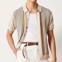 Matteo | Men's Knitted Polo Top