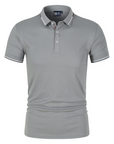 Men’s men's polo shirt contrast trim