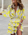 Dresses For Women Boho Ruffle Mini Sundress 0