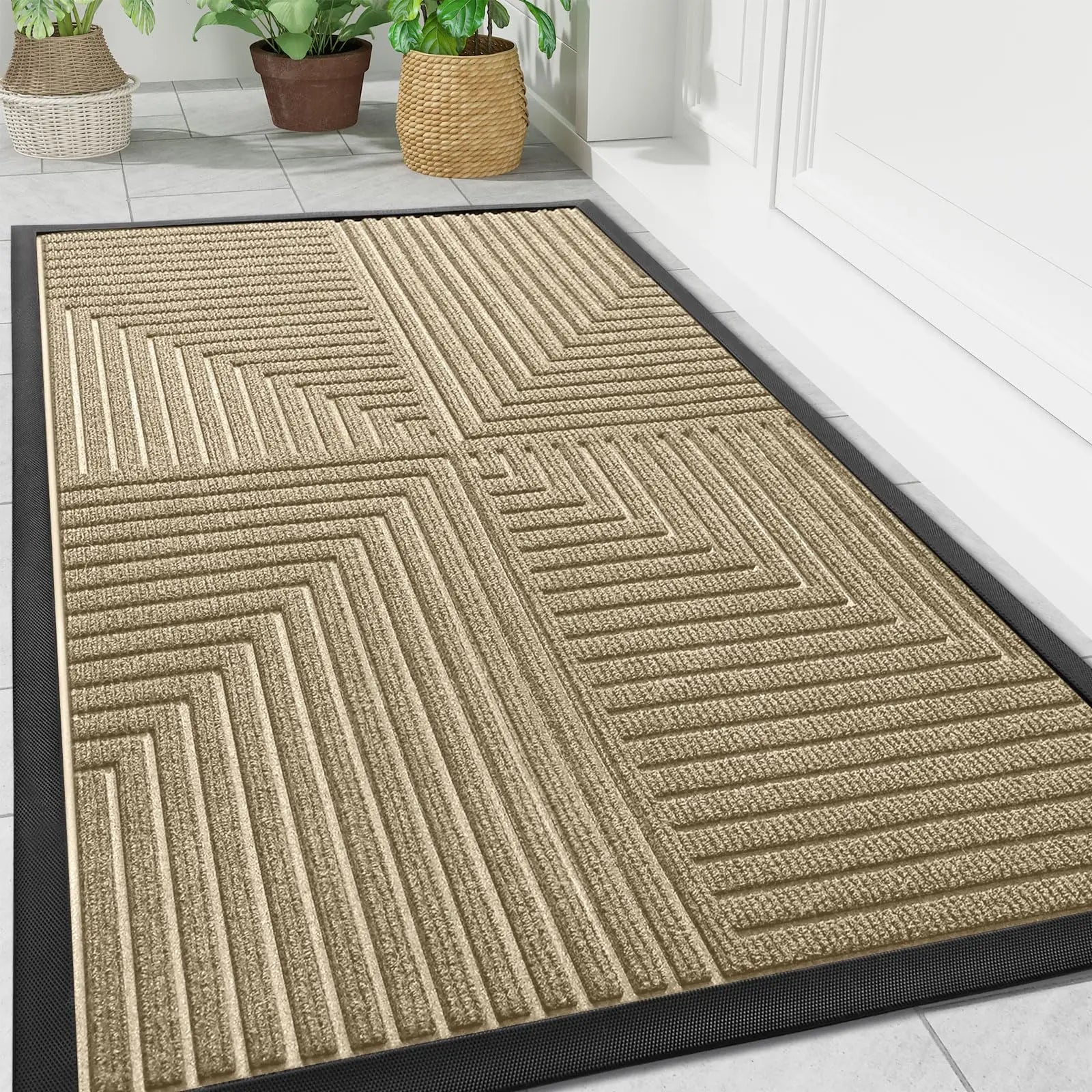 Durable Anti-Slip Doormat for Home Indoor Outdoor Use Heavy Duty 4