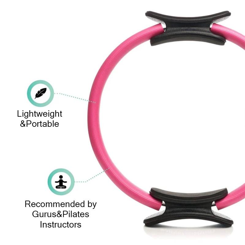 Durable Pilates Ring for All Fitness Levels Lightweight Travel Friendly Exercises 7