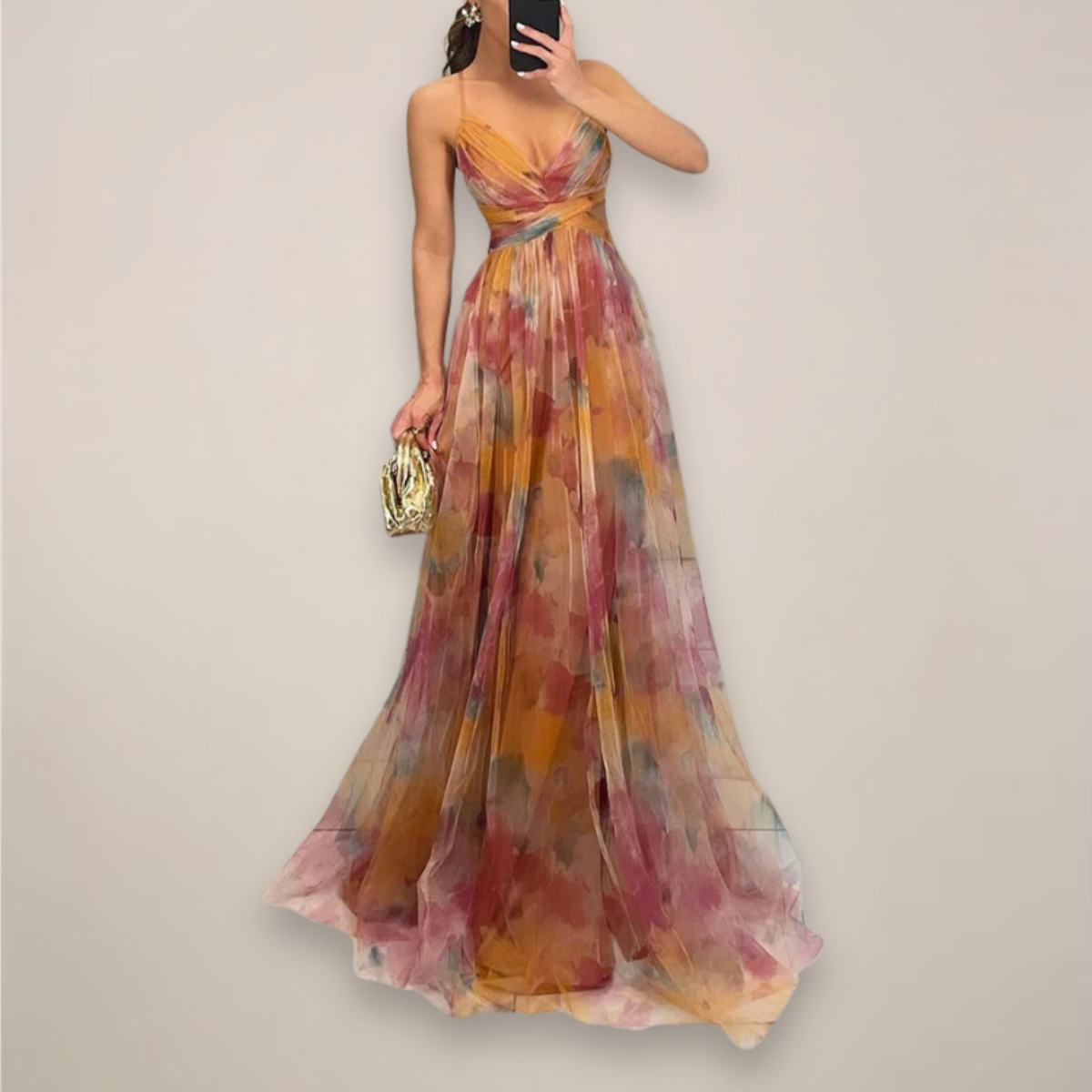 Effortless Floral Maxi Womens Dress For Summer 0