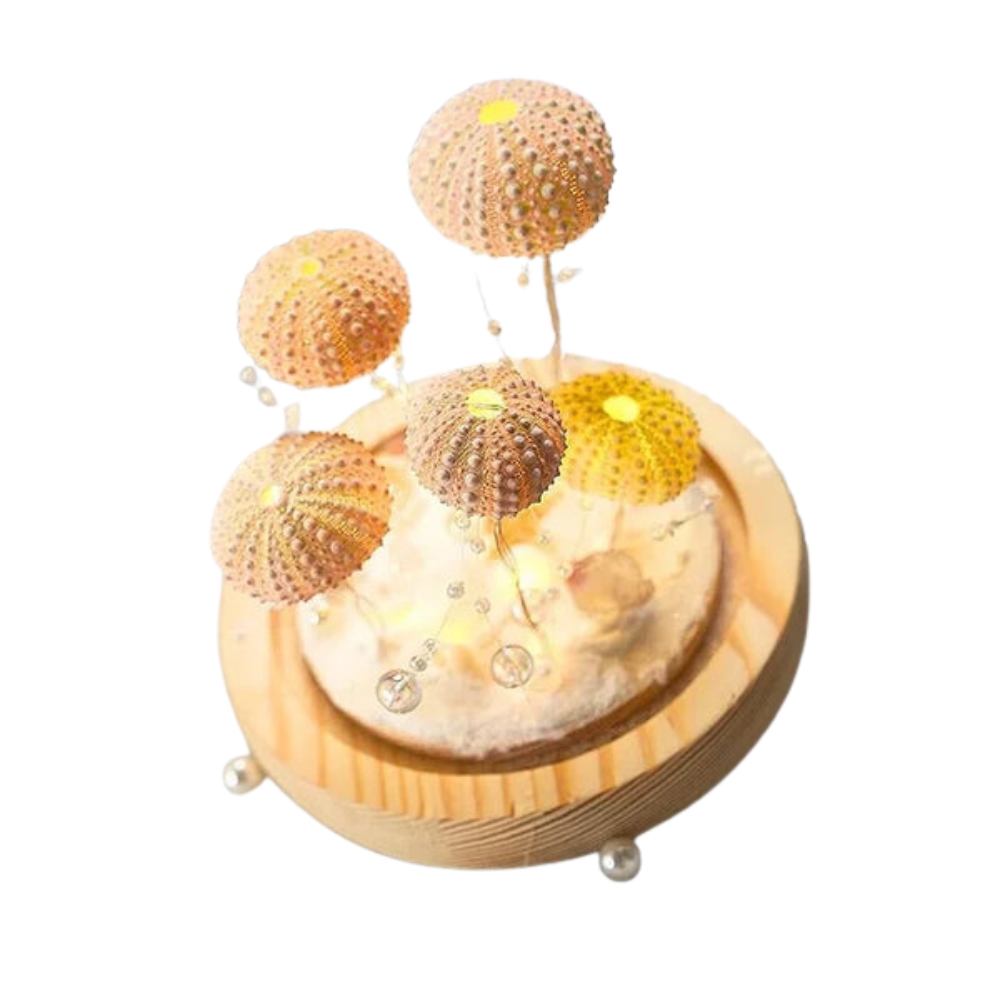 Elegant Glass Table Lamp for Living Room DIY Design Battery Operated Cordless 2