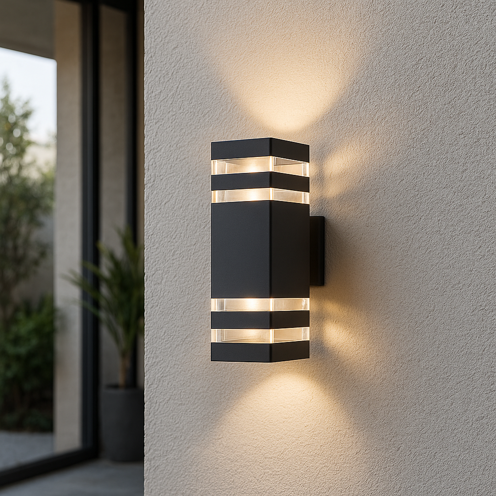 Elegant Outdoor Wall Light for Unisex Garden Weather Resistant Modern Design 0