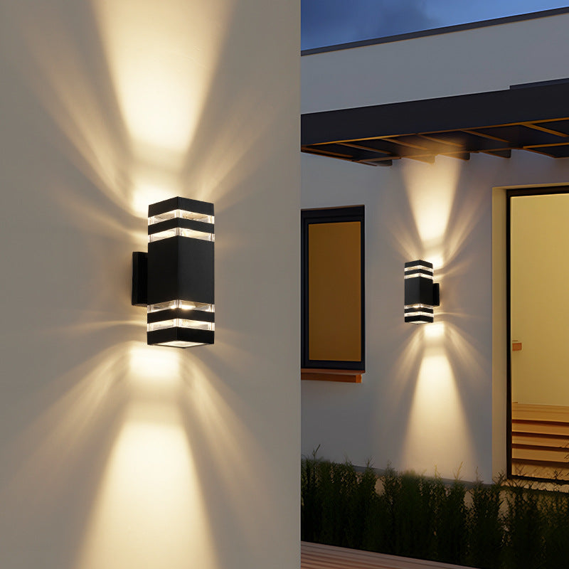 Elegant Outdoor Wall Light for Unisex Garden Weather Resistant Modern Design 3
