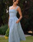 Elegant Pleated Midi Sundress for Special Occasions 2