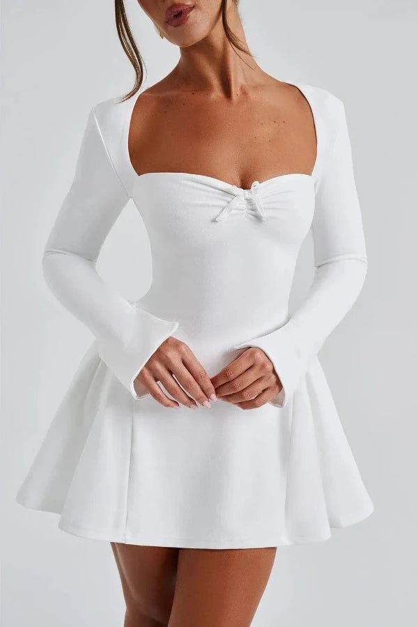Elegant Sweetheart Neckline A-Line Dress with Tulle Skirt 10
