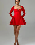 Elegant Sweetheart Neckline A-Line Dress with Tulle Skirt 6
