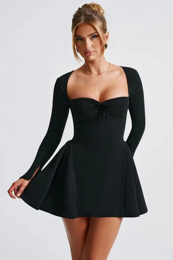 Elegant Sweetheart Neckline A-Line Dress with Tulle Skirt 8