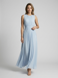 Ines | Women's Flowing Sleeveless Maxi Dress